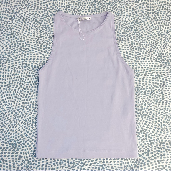 Zara Tops - NWOT Zara High Neck Tank Top
